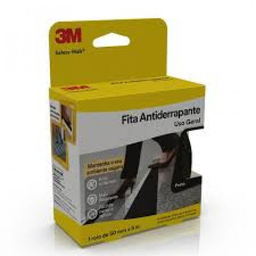 Fita Antiderrapante Safety Walk Preta